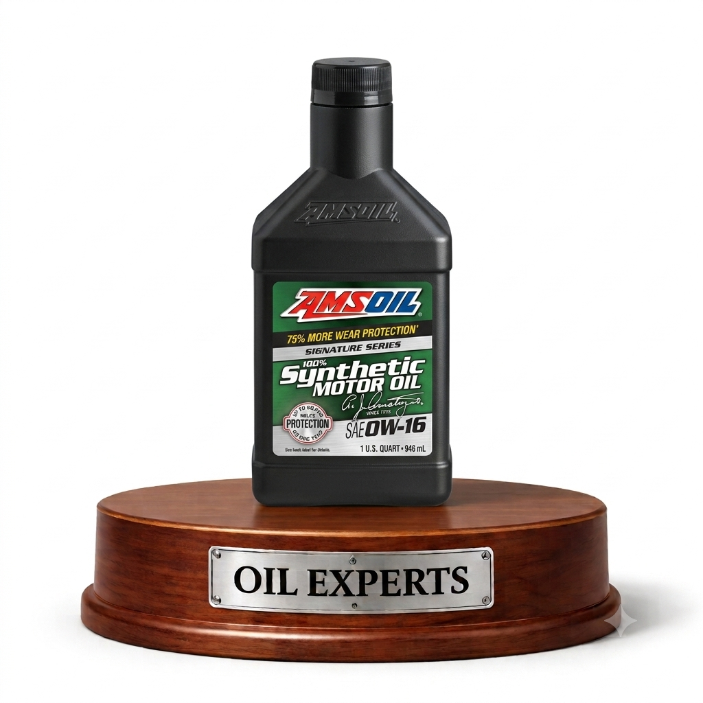 AMSOIL Signature Series 100% Synthetic Motor Oil SAE 0W-16 (1 US Quart / 946ml) – Original Engine Oil