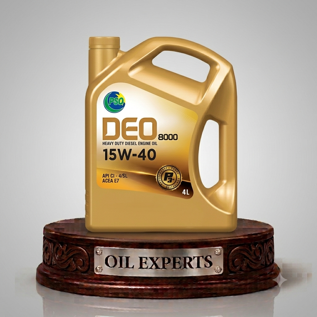 PSO DEO 8000 15W-40 Heavy Duty Diesel Engine Oil API CI-4/SL ACEA E7 (4 Liters) – P3 Power Formula