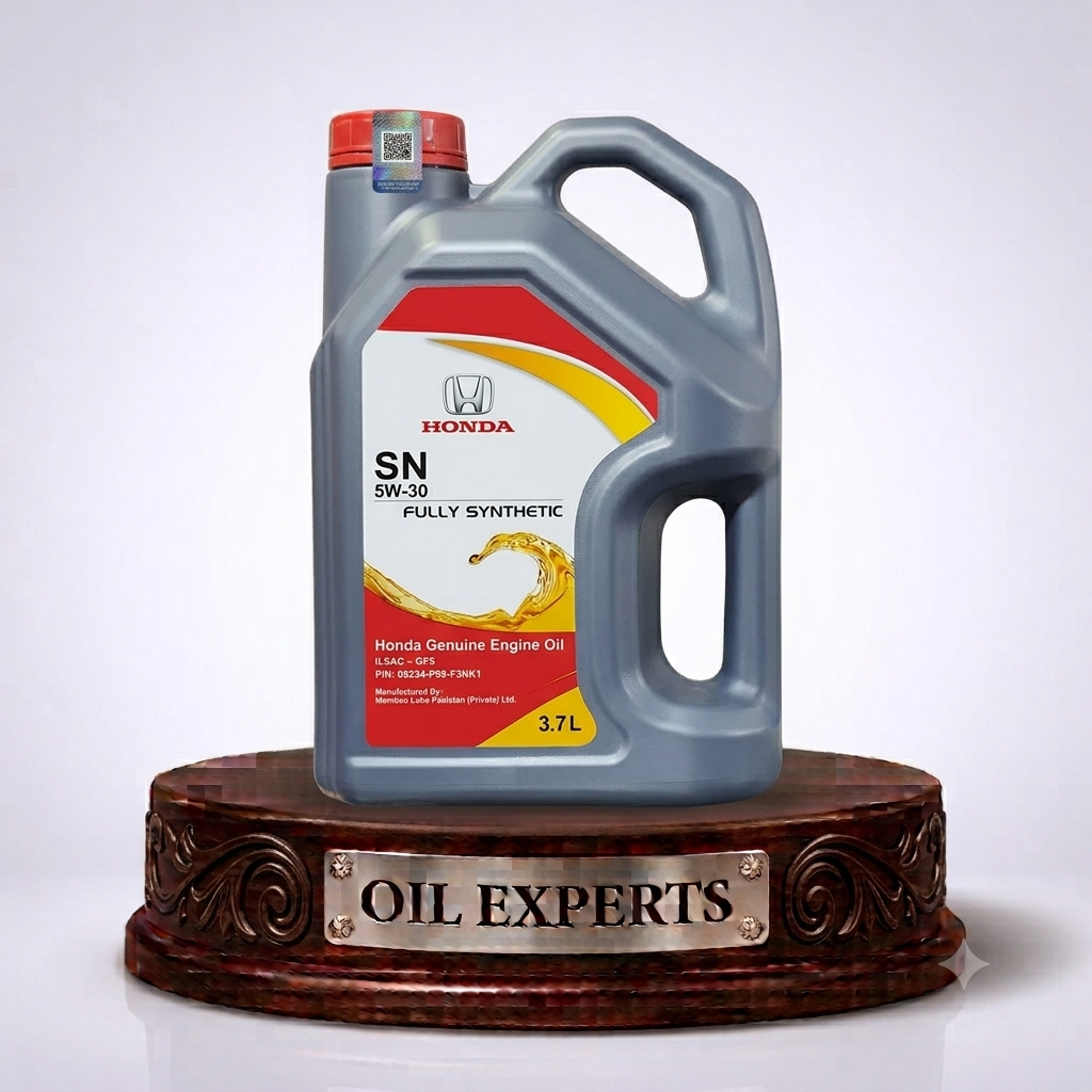 Honda Genuine Engine Oil 5W-30 SN Fully Synthetic Motor Oil (3.7 Liters) – Original OEM Lubricant