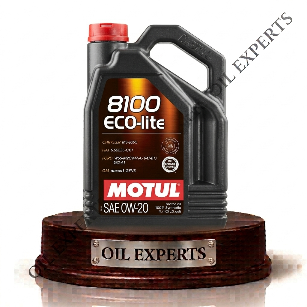 Motul 8100 Eco-lite 0W-20 100% Synthetic Engine Oil API SP / GM dexos1 Gen3 (4 Liters) – Original Motor Oil