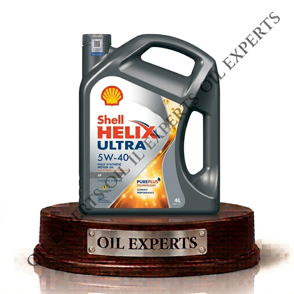 Shell Helix Ultra 5W-40 Fully Synthetic Motor Oil API SP (4 Liters) – PurePlus Technology