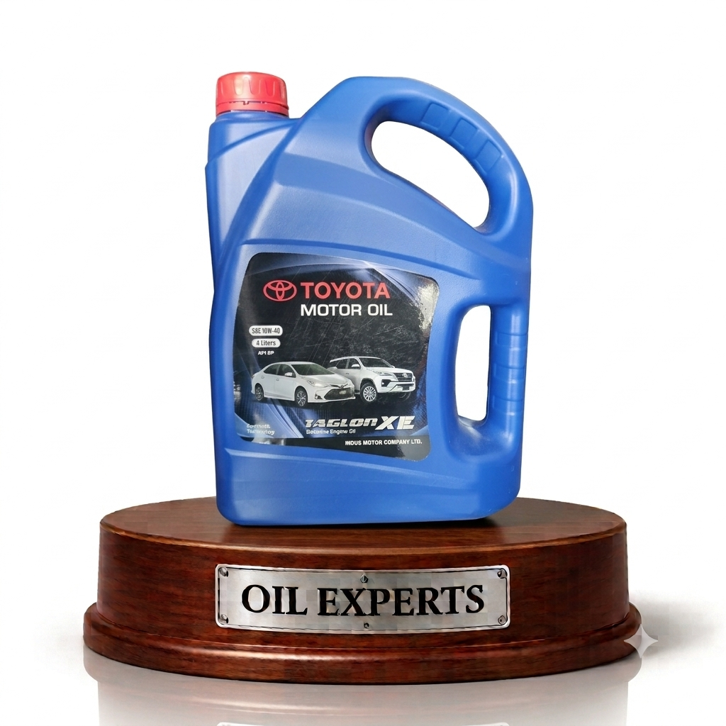 Toyota Taglon XE 10W-40 Synthetic Technology Engine Oil API SP (4 Liters) – Indus Motor Company Genuine OEM Oil