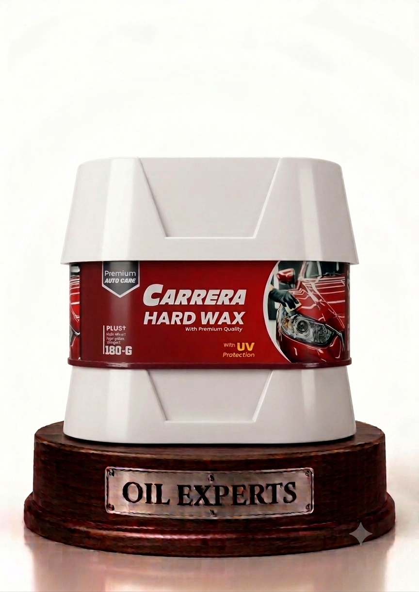 Carrera Hard Wax Premium Quality with UV Protection (180g) – High-Gloss Paint Protection Paste Wax