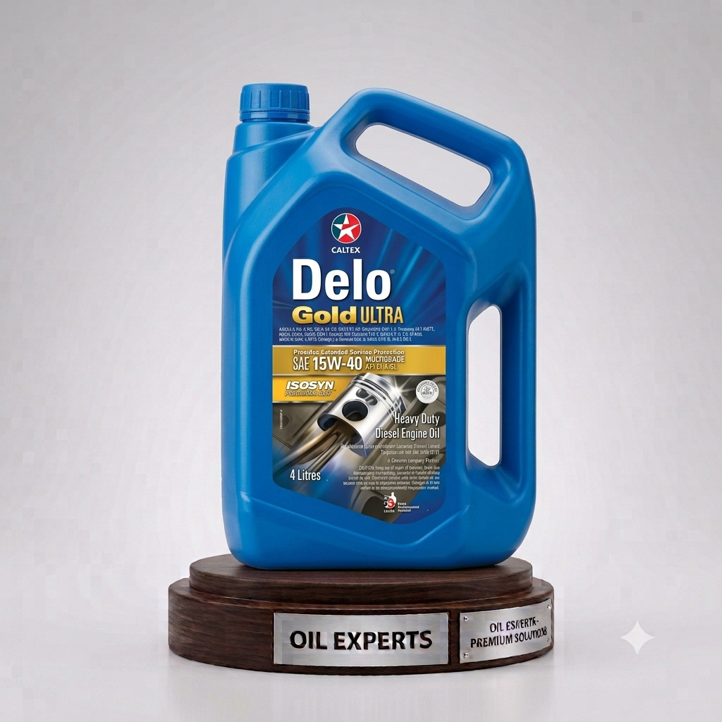 Caltex Delo Gold Ultra SAE 15W-40 Heavy Duty Diesel Engine Oil (API CI-4 / SL) 4 Liters – ISOSYN Technology