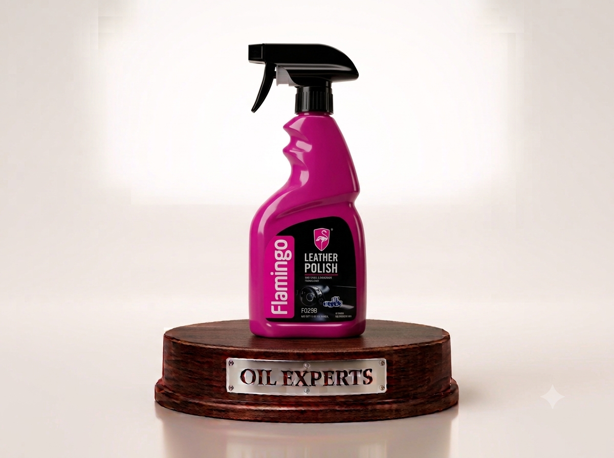 Flamingo Leather Polish Spray (F029B - 500ml) – Premium Leather Conditioner, Restorer & Protectant