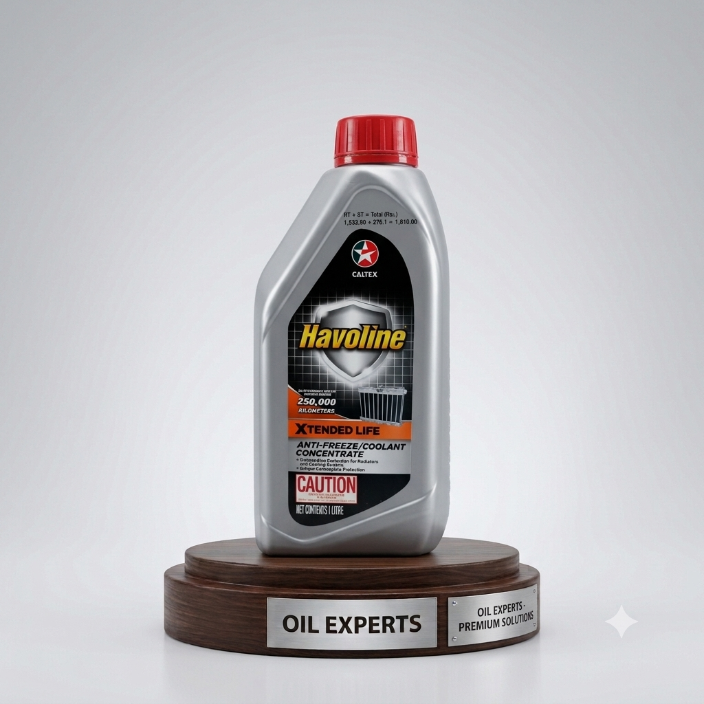Caltex Havoline Xtended Life Anti-Freeze / Coolant Concentrate (1 Liter) – Long-Life Radiator & Cooling System Protection (250,000 KM)