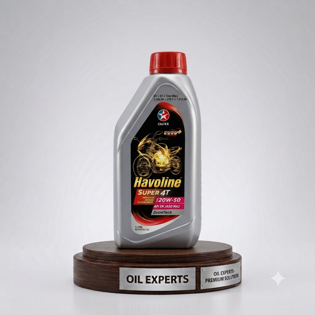 Caltex Havoline Super 4T SAE 20W-50 Motorcycle Engine Oil (API SN / JASO MA2) 1 Liter – ZoomTech Technology
