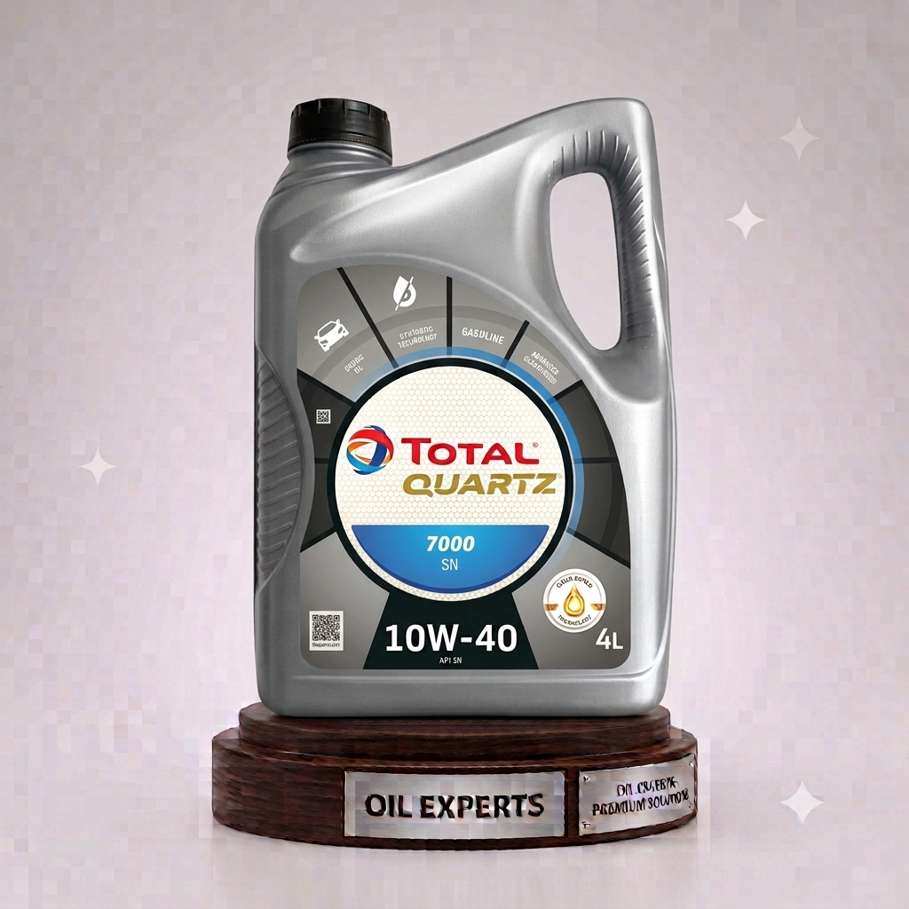 Total Quartz 7000 SAE 10W-40 API SN Synthetic Technology Engine Oil (4 Liters) – Clean Shield Advanced Protection